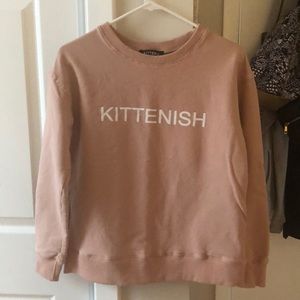 Kittenish M Blush Sweatshirt